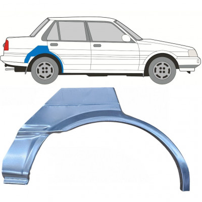 Aizmugurējā arka priekš Toyota Corolla 1983-1988 / Labā 7692