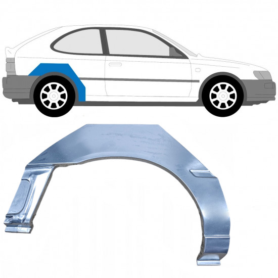 Aizmugurējā arka priekš Toyota Corolla 1991-1998 / Labā 6208