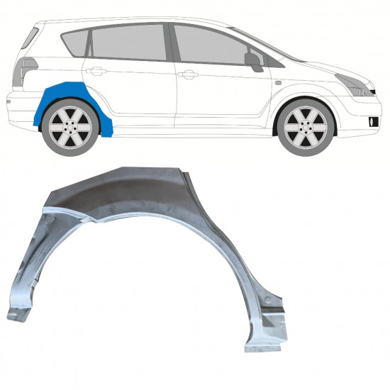 Aizmugurējā arka priekš Toyota Corolla Verso 2004-2009 / Labā 7698