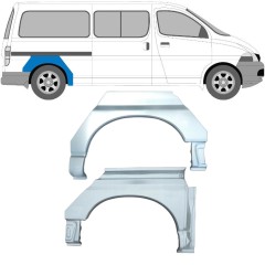 Aizmugurējā arka priekš Toyota Hiace 1995-2006 / Kreisais+Labais / Komplekts 10028