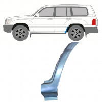 Aizmugurējā arka apakšējā daļa priekš Toyota Land Cruiser 1998-2007 / Kreisā 8985