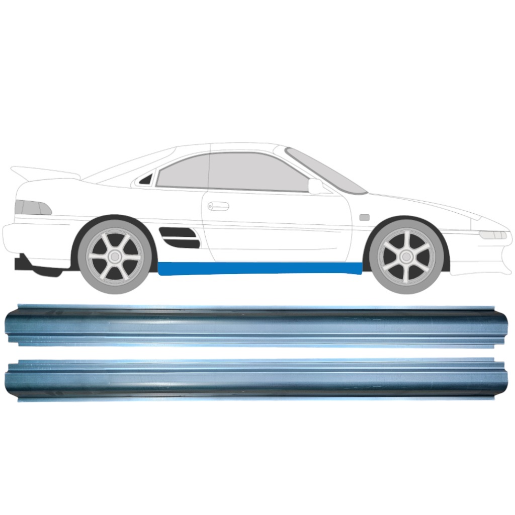 Slieksnis Priekš Toyota Mr2 1989-2000 / Kreisais = Labais (Simetrisks) / Komplekts 9507