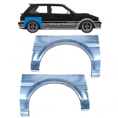 Aizmugurējā arka priekš Toyota Starlet 1984-1989 / Kreisais+Labais / Komplekts 10279