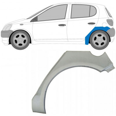 Aizmugurējā arka priekš Toyota Yaris 1999-2006 / Kreisā 6219