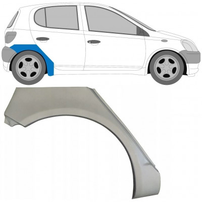 Aizmugurējā arka priekš Toyota Yaris 1999-2006 / Labā 6218