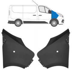 Priekšējais spārns priekš Renault Trafic 2014- 2014-2021 / Kreisais+Labais / Komplekts 17103