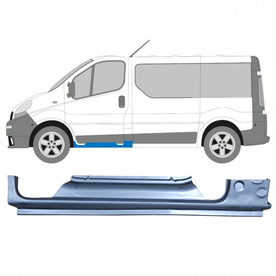 Slieksnis priekš Renault Trafic Opel Vivaro 2001-2014 / Kreisā 8575