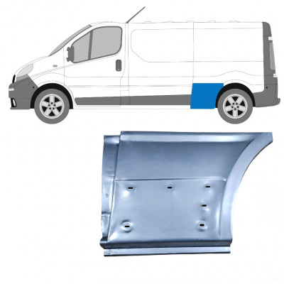Aizmugurējā arka priekš Renault Trafic 2001-2014 / LWB / Kreisā 8222