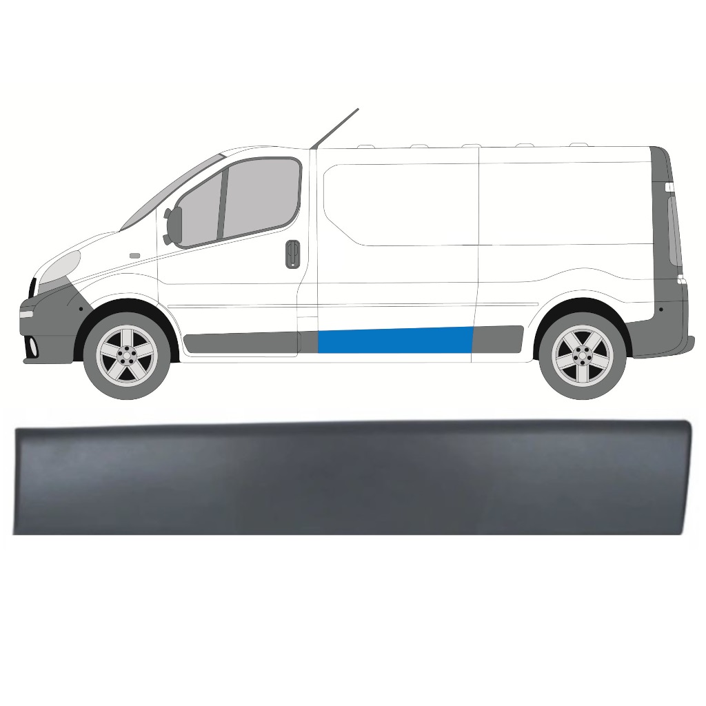 Sānu Josla Priekš Renault Trafic 2001-2014 / Kreisā 8204