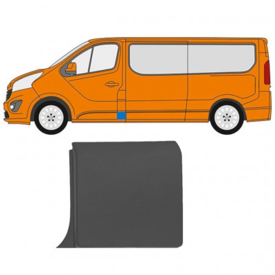 Priekšējā statņa sānu josla priekš Renault Trafic 2014- / Kreisā 11249