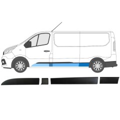 Sānu joslu komplekts priekš Opel Vivaro 2014-2019 / Kreisā / 14430