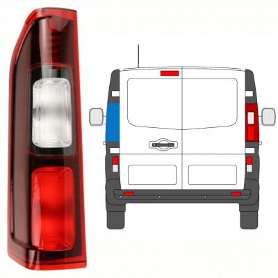 Aizmugurējais lukturis priekš Renault Trafic 2014- / Kreisā 8434