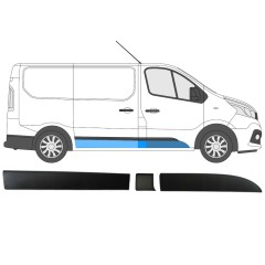 Sānu joslu komplekts priekš Opel Vivaro 2014-2019 / Labā / 14432