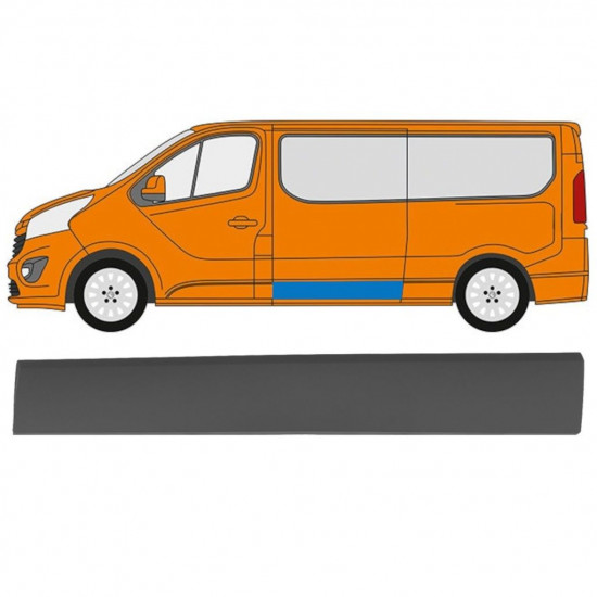 Sānu josla priekš Renault Trafic 2014- / Kreisā 11251