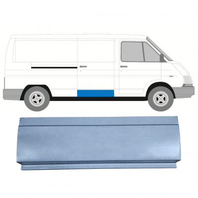 Bīdāmo durvju apakšējā loksne priekš Renault Trafic 1980-2001 / Labā 7730