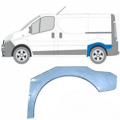 Aizmugurējā arka priekš Opel Vivaro Renault Trafic 2001- / Kreisā 8824