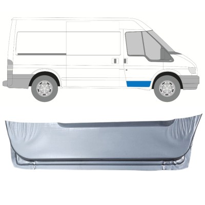 Priekšpuse durvju iekšējais panelis priekš Ford Transit 2000-2013 / Labā 14540