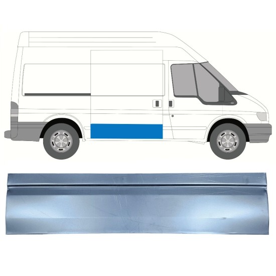 Bīdāmo durvju ārējā daļa priekš Ford Transit 2000-2013 / Labā 15130