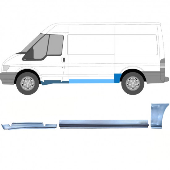 Remontdaļu komplekts priekš Ford Transit 2000-2013  / MWB / Kreisā /  12435