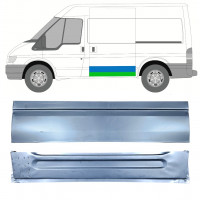 Bīdāmo durvju iekšējā un ārējā daļa priekš Ford Transit 2000-2013  / SWB / Kreisā / Komplekts 12666