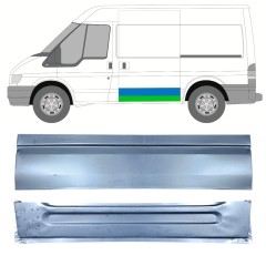 Bīdāmo durvju iekšējā un ārējā daļa priekš Ford Transit 2000-2013 / Kreisā / Komplekts 12666