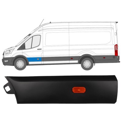 Priekšējo durvju sānu josla priekš Ford Transit 2014- / Kreisā / Komplekts 14665