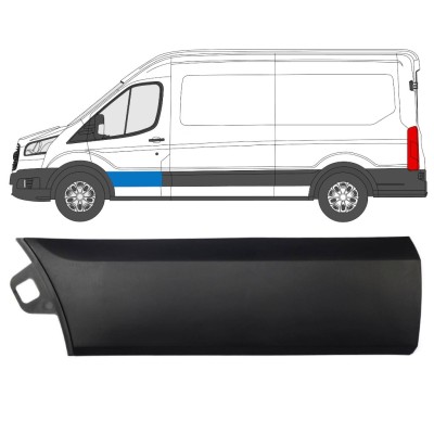 Priekšējo durvju sānu josla priekš Ford Transit 2014- / Kreisā 14658