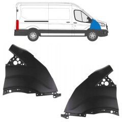 Priekšējais spārns priekš Ford Transit 2014- 2014-2019 / Kreisais+Labais / Komplekts 17094