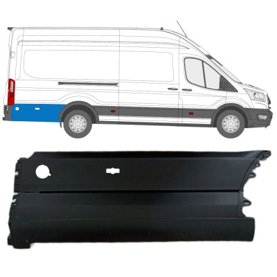 Aizmugurējā spārna sānu josla aiz riteņa priekš Ford Transit 2014- / Labā 14676