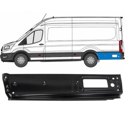 Aizmugurējā arka aizmugurējā daļa priekš Ford Transit 2014- 2014-2026 / Kreisā / Labā 17089