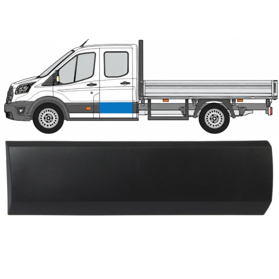 Aizmugurējo durvju sānu josla priekš Ford Transit 2014- 2019-2026 / Kreisā 17147