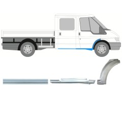 Slieksnis + priekšējā spārna daļa priekš Ford Transit 2000-2013 / Labā / Komplekts 9923