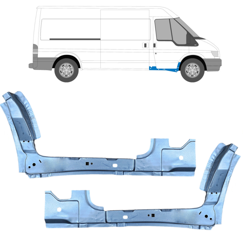 Priekšējā Iekšējā Daļa Priekš Ford Transit 2000-2013 / Kreisais+Labais / Komplekts 10431