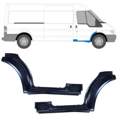 Priekšpuse durvju slieksnis priekš Ford Transit 2000-2013 / Kreisais+Labais / Komplekts 9589