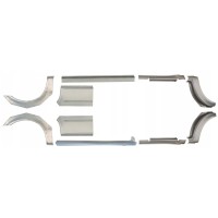 Slieksnis + aizmugurējā spārna daļa priekš Ford Transit 2000-2013 / Kreisais+Labais / Komplekts 10630