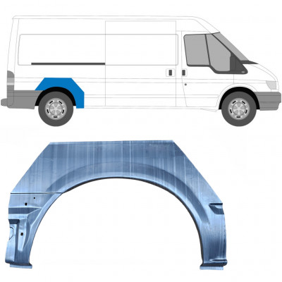 Aizmugurējā arka priekš Ford Transit 2000- / MWB / LWB / Labā 7158