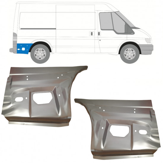 Aizmugurējā arka priekš Ford Transit 2000-2013 / Komplekts 11759