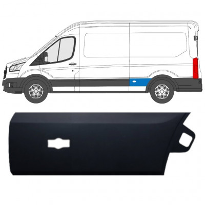 Aizmugurējā spārna sānu josla priekš Ford Transit 2014-  / LWB / Kreisā 11689