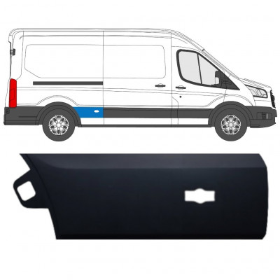 Aizmugurējā spārna sānu josla priekš Ford Transit 2014-  / LWB / Labā 11688