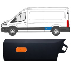 Aizmugurējā spārna sānu josla priekš Ford Transit 2014- / Kreisā / Komplekts 11691