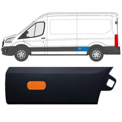 Aizmugurējā spārna sānu josla priekš Ford Transit 2014-  / LWB / Kreisā 11691