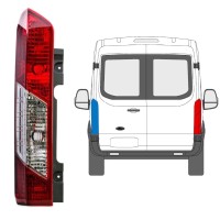 Aizmugurējais lukturis priekš Ford Transit 2014- / Kreisā 16093