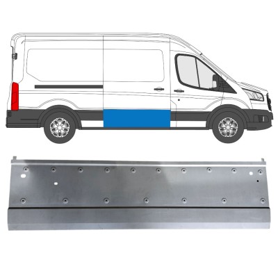 Bīdāmo durvju apakšējā loksne priekš Ford Transit 2014- / Labā 14919