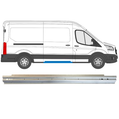 Bīdāmo durvju slieksnis priekš Ford Transit 2014- 14738