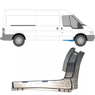 Iekšējais slieksnis priekš Ford Transit 2000-2013 / Labā 11907