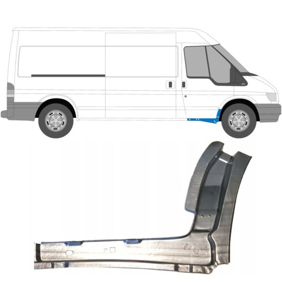 Iekšējais slieksnis priekš Ford Transit 2000-2013 / Labā 11907