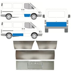 Durvju panelis priekš Ford Transit 1986-2000 / Kreisais+Labais / Komplekts 11396
