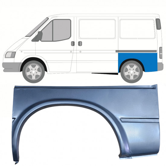 Aizmugurējā arka priekš Ford Transit 1991-2000 / Kreisā 8818