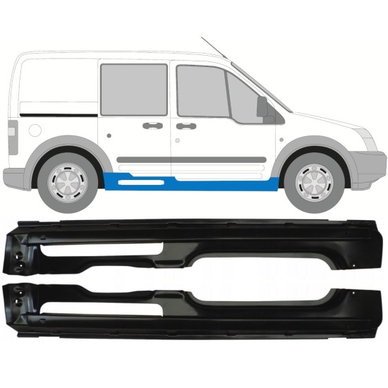 Pilns slieksnis priekš Ford Transit Connect 2003-2013 / Kreisais+Labais / Komplekts 17150