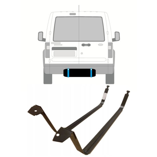 Degvielas tvertnes kronšteini priekš Ford Transit Connect 2003-2013 14958